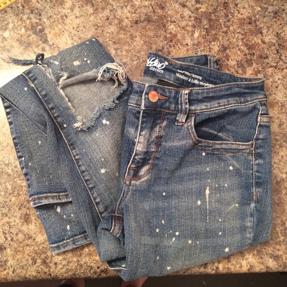 Mossimo Supply Co. Denim - distressed jeans.